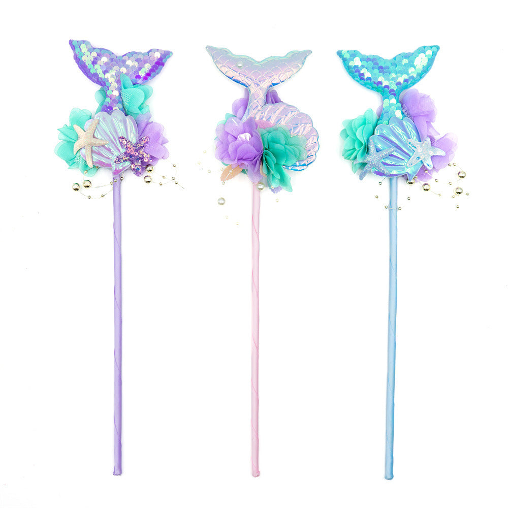 Wholesale Sequin Mermaid Little Girl Hairbands